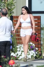 ARIEL WINTER in Lacy Shorts Out in Los Angeles 15/10/2016