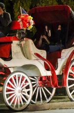 ARIEL WINTER Taking a Horse Carriage Ride in New York 10/21/2016
