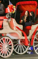 ARIEL WINTER Taking a Horse Carriage Ride in New York 10/21/2016