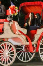 ARIEL WINTER Taking a Horse Carriage Ride in New York 10/21/2016