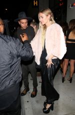 ASHLEE SIMPSON Leaves Catch LA in West Hollywood 10/14/2016