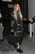 ASHLEE SIMPSON Leaves Her 32nd Birthday Bash at Warwick in Hollywood 10/05/2016