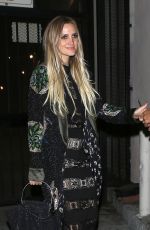 ASHLEE SIMPSON Leaves Her 32nd Birthday Bash at Warwick in Hollywood 10/05/2016