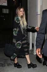 ASHLEE SIMPSON Leaves Her 32nd Birthday Bash at Warwick in Hollywood 10/05/2016