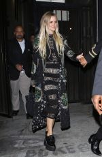 ASHLEE SIMPSON Leaves Her 32nd Birthday Bash at Warwick in Hollywood 10/05/2016
