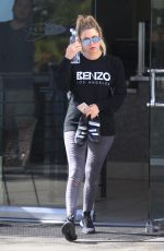 ASHLEY BENSON After Workout in West Hollywood 10/19/2016