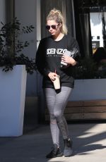 ASHLEY BENSON After Workout in West Hollywood 10/19/2016
