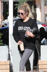 ASHLEY BENSON After Workout in West Hollywood 10/19/2016