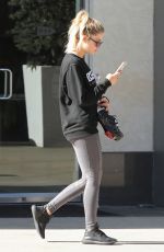 ASHLEY BENSON After Workout in West Hollywood 10/19/2016