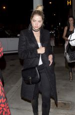 ASHLEY BENSON at Catch Restaurant in West Hollywood 10/02/2016