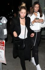 ASHLEY BENSON at Catch Restaurant in West Hollywood 10/02/2016