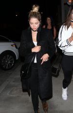 ASHLEY BENSON at Catch Restaurant in West Hollywood 10/02/2016