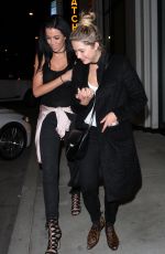 ASHLEY BENSON at Catch Restaurant in West Hollywood 10/02/2016