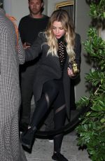 ASHLEY BENSON at Delilah Restaurant Club in West Hollywood