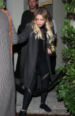 ASHLEY BENSON at Delilah Restaurant Club in West Hollywood