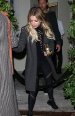 ASHLEY BENSON at Delilah Restaurant Club in West Hollywood