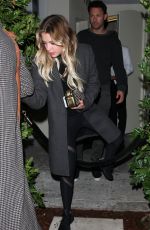 ASHLEY BENSON at Delilah Restaurant Club in West Hollywood