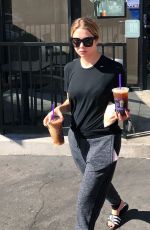 ASHLEY BENSON Out for Coffee in Los Angeles 10/21/2016