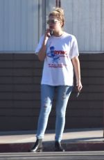 ASHLEY BENSON Out in Los Angeles 10/22/2016