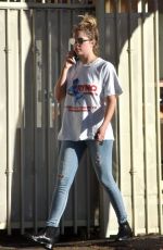 ASHLEY BENSON Out in Los Angeles 10/22/2016