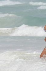 ASHLEY GRAHAM in Bikini at a Beach in Cancun 10/28/2016