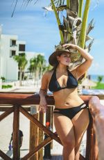 ASHLEY GRAHAM in Bikini Celebrates Her 29th Birthday in Cancun 10/12/2016