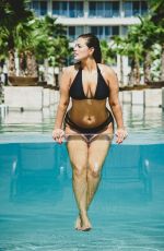 ASHLEY GRAHAM in Bikini Celebrates Her 29th Birthday in Cancun 10/12/2016