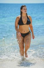 ASHLEY GRAHAM in Bikini Celebrates Her 29th Birthday in Cancun 10/12/2016