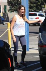 ASHLEY GREENE Donating at a Good Will Store in Beverly Hills 10/06/2016