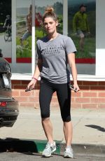 ASHLEY GREENE Out and About in Los Angeles 10/10/2016