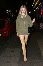 ASHLEY JAMES Arrives at Lights of Soho on Brewer Street in London 10/27/2016