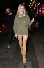 ASHLEY JAMES Arrives at Lights of Soho on Brewer Street in London 10/27/2016