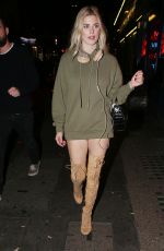 ASHLEY JAMES Arrives at Lights of Soho on Brewer Street in London 10/27/2016