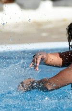 ASLEIGHT DEFTY in Swimsuit at a Pool in Tenerife 10/27/2016