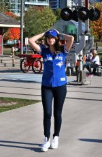 BAILEE MADISON at Toronto Blue Jays Game in Toronto 10/19/2016