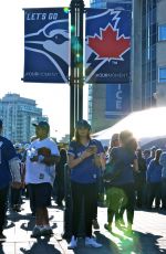 BAILEE MADISON at Toronto Blue Jays Game in Toronto 10/19/2016