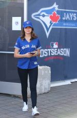 BAILEE MADISON at Toronto Blue Jays Game in Toronto 10/19/2016