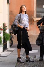 BARBARA PALVIN Out Shopping in Italy 10/09/2016