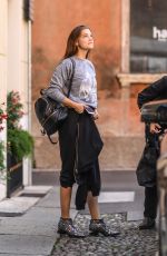 BARBARA PALVIN Out Shopping in Italy 10/09/2016