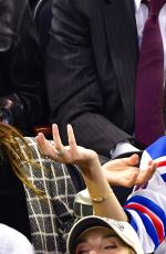 BELLA HADID at New York Rangers Game 10/19/2016