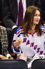 BELLA HADID at New York Rangers Game 10/19/2016