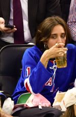 BELLA HADID at New York Rangers Game 10/19/2016