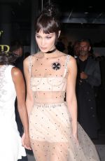 BELLA HADID Night Out in New York 10/25/2016