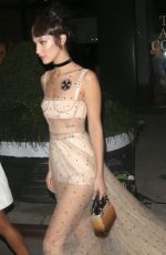 BELLA HADID Night Out in New York 10/25/2016