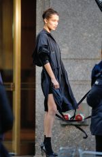 BELLA HADID on the Set of a Photoshoot in New York 10/23/2016