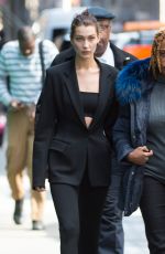 BELLA HADID on the Set of a Photoshoot in New York 10/23/2016