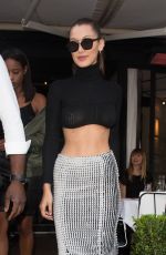 BELLA HADID Out and About in Paris 10/08/2016