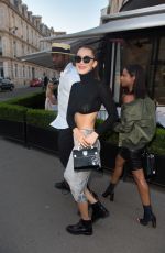 BELLA HADID Out and About in Paris 10/08/2016