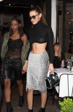BELLA HADID Out and About in Paris 10/08/2016