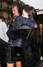 BELLA HADID Out and About in Paris 10/28/2016